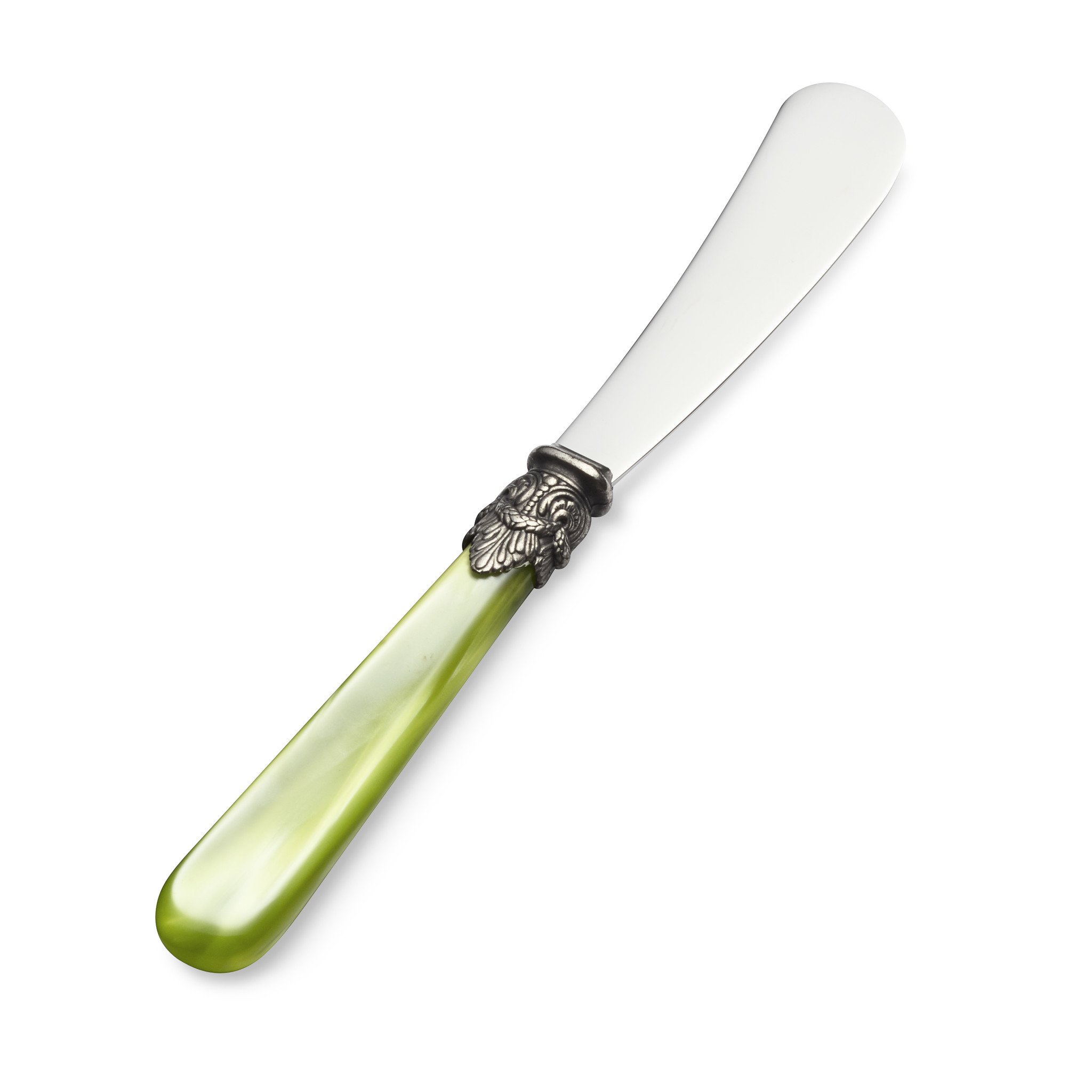 Cuchillo para mantequilla, Verde Claro (nácar), 18 cm