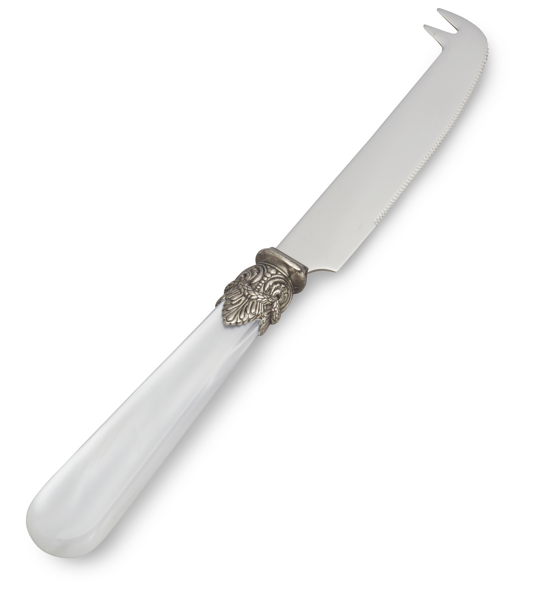 Cheese knife, White (mother-of-pearl)