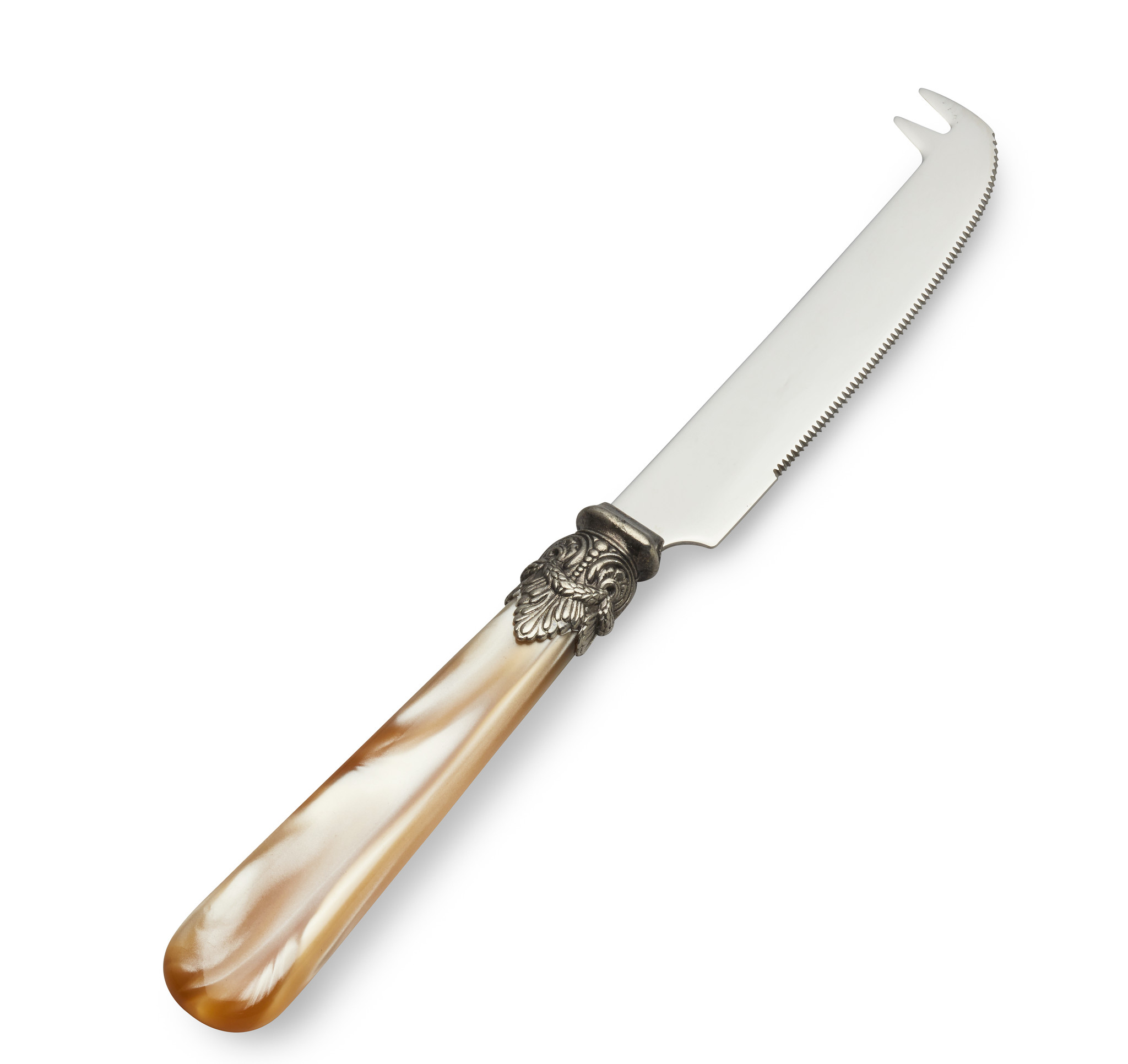 Cheese knife, Honey Gold (mother-of-pearl)