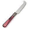 Cheese Knife, Red with Mother of Pearl