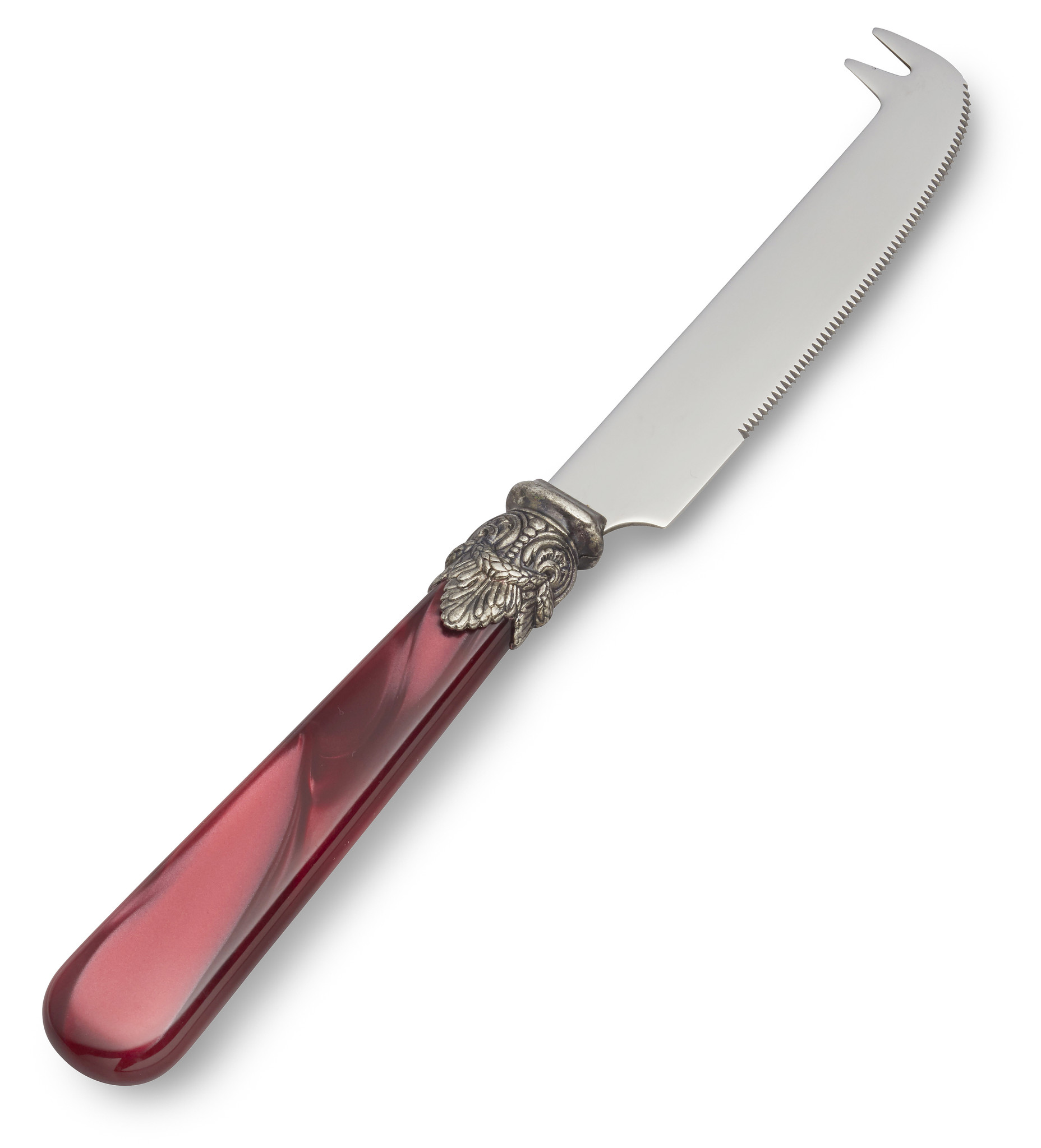 Cheese knife, Red (mother-of-pearl)