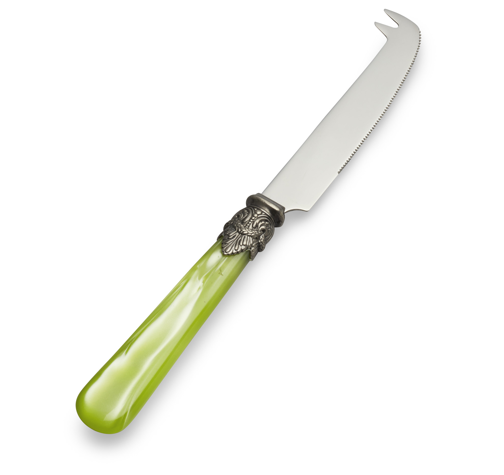 Cheese knife, Light Green (mother-of-pearl)