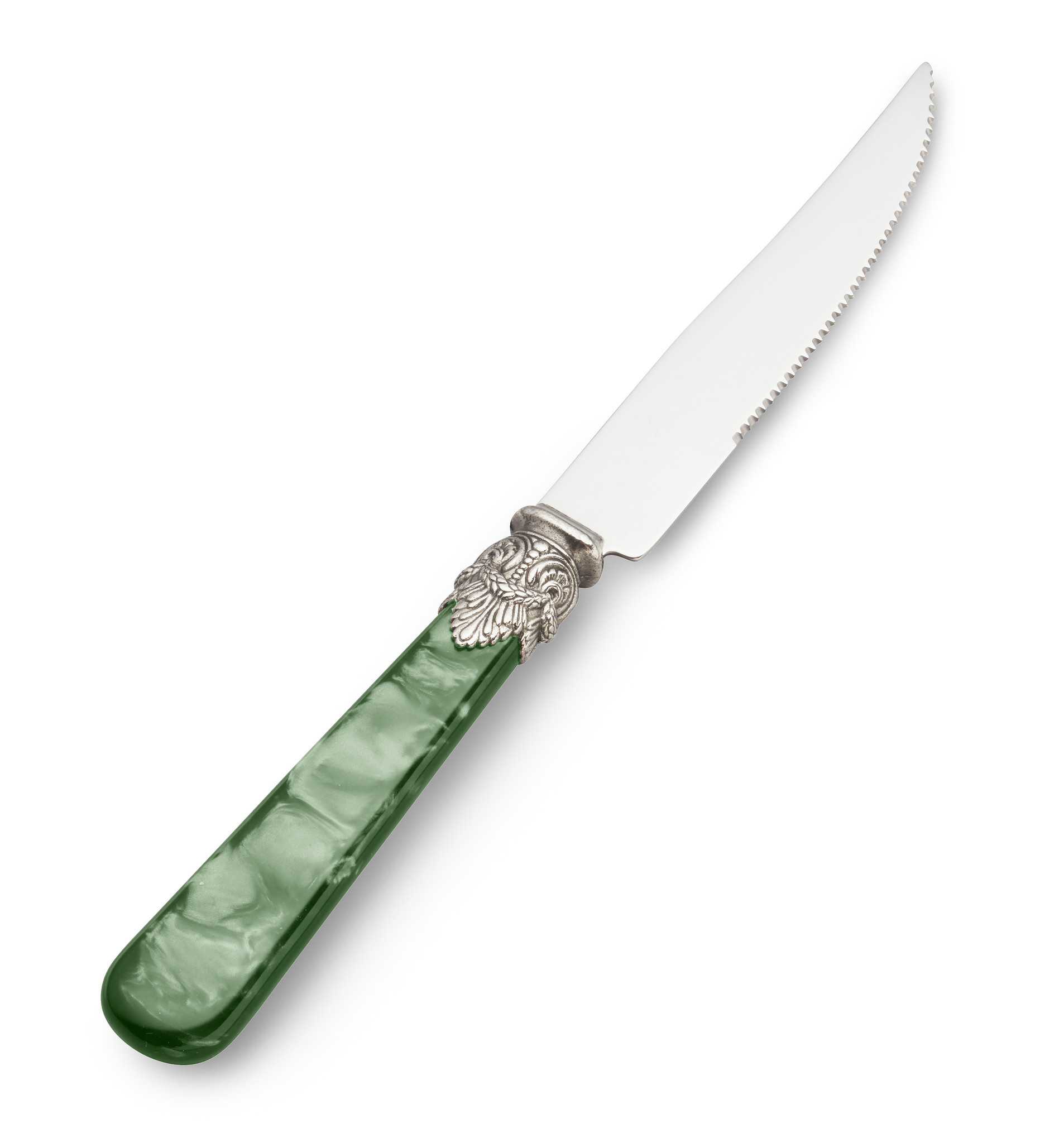 Couteau à Steak, Vert (nacré)