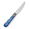 Couteau à Steak Bleu avec Nacré