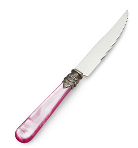 Steakmesser, Fuchsia (Perlmutt)