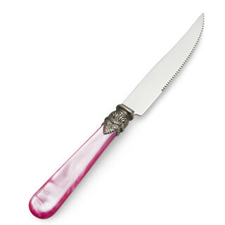 Steakmesser, Fuchsia (perlmutt)