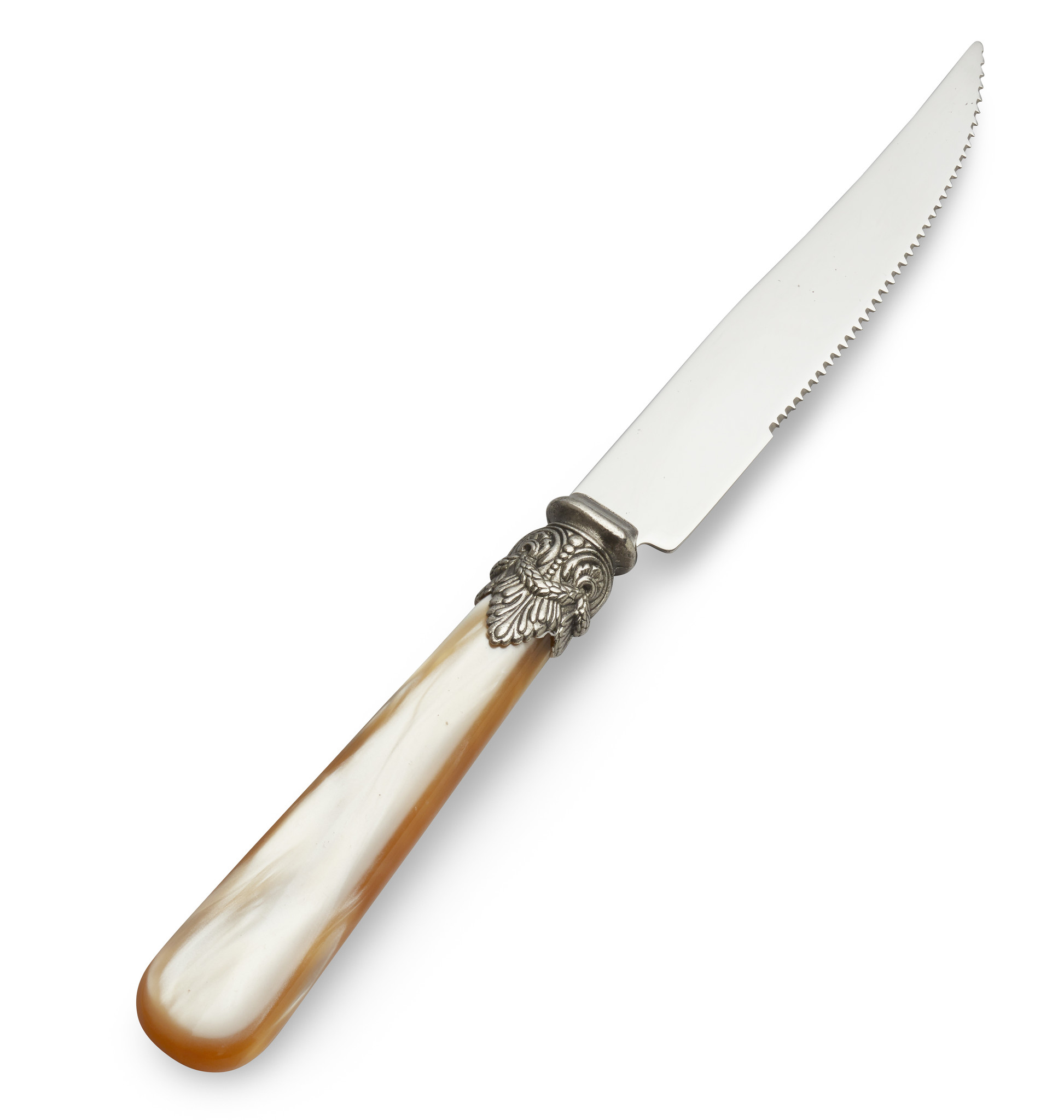 Steakmesser, Honig Gold (perlmuttglanz)