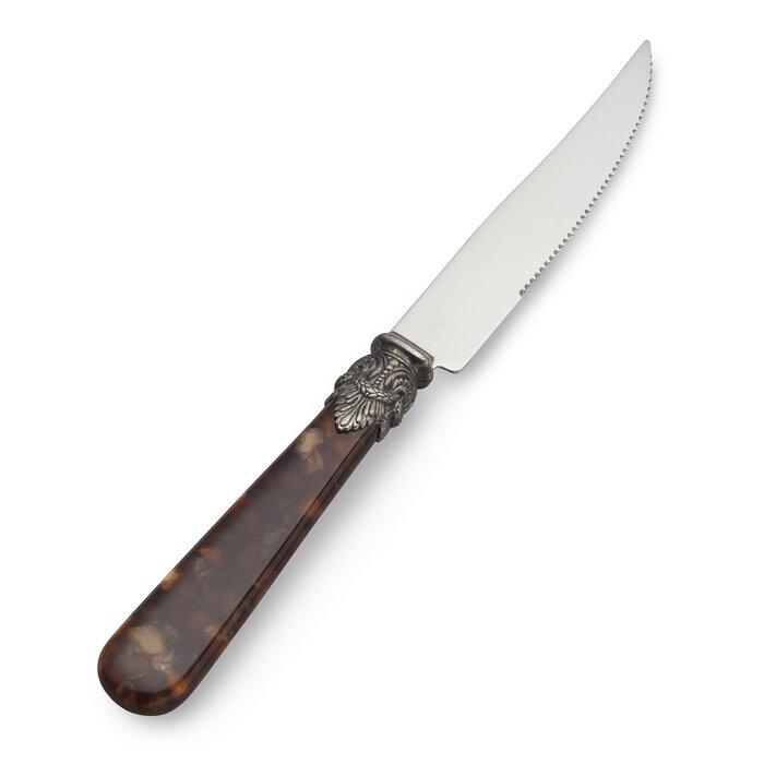 Couteau à Steak, Marron (motif tortue)