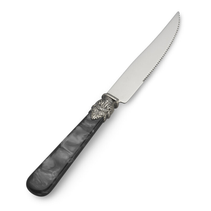 Couteau à Steak, Noir (nacré)
