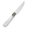 Cuchillo para Carne Blanco con Nácar