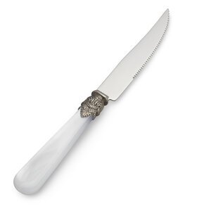 Steakmesser, Weiß (Perlmutt)