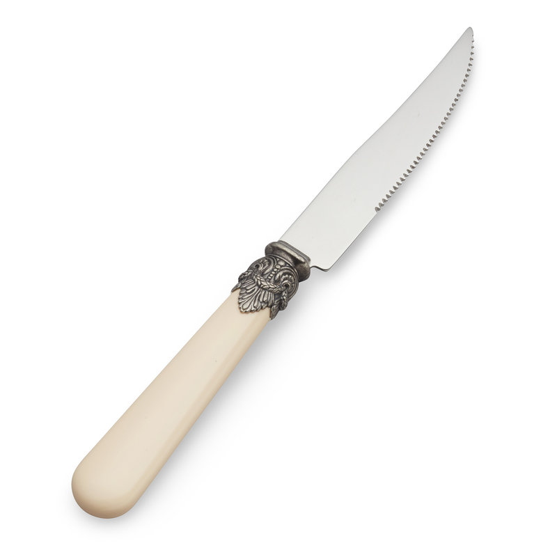 Steak knife Ivory without Mother of Pearl