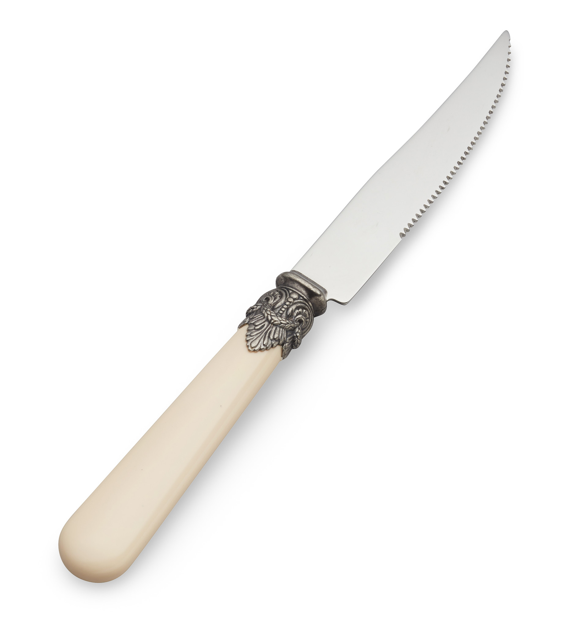 Steak Knife, Ivory (plain)