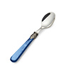 Teaspoon / Coffee spoon, Blue with Mother of Pearl (5,3 inch)