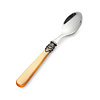 Teaspoon / Coffee spoon, Orange with Mother of Pearl (5,3 inch)