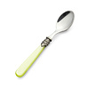 Cucharilla de Té / cucharilla de Café, Verde Claro con Nácar (13,5 cm)