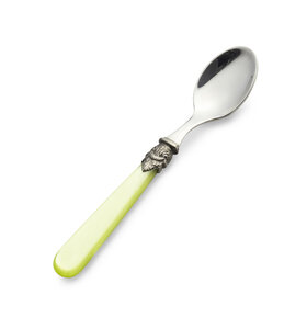 Small teaspoon, light green (mother-of-pearl)