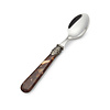 Teaspoon, small, with Brown handle (turtle motif)