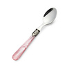 Teaspoon / Coffee spoon, Pink with Mother of Pearl (5,3 inch)