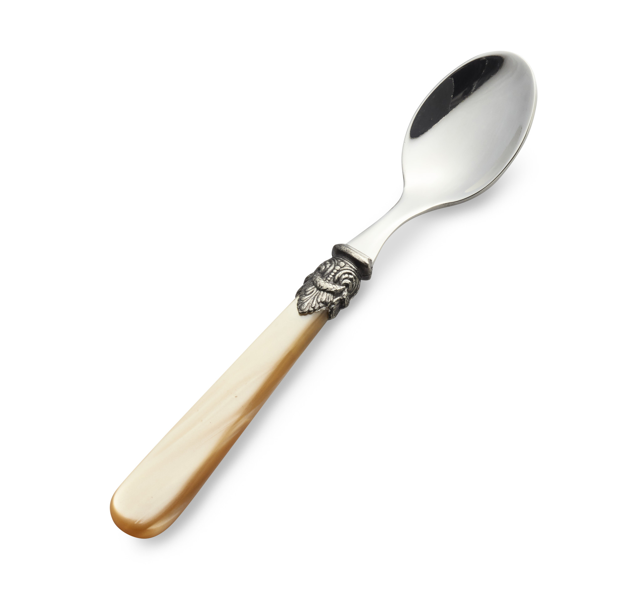 Cucharilla de té, pequeña, con mango Miel Oro (nácar)