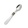 Cucharilla de Té / cucharilla de Café, Blanco con Nácar (13,5 cm)