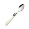 Teaspoon / Coffee spoon, Ivory with Mother of Pearl (5,3 inch)