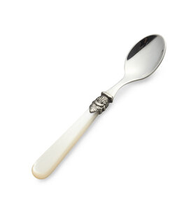 Cucharilla de té, pequeña, Marfil (nácar)