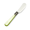 Couteau à Beurre / Couteau à Tapas, Vert Clair avec Nacré, (13,5 cm)