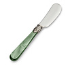Couteau à Beurre / Couteau à Tapas, Vert avec Nacré, (13,5 cm)