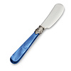 Butter Knife / Tapas Knife, Blue with Mother of Pearl, (5,3 inch)