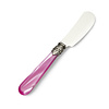 Botermesje / Tapasmesje, Fuchsia met Parelmoer, (13,5 cm)