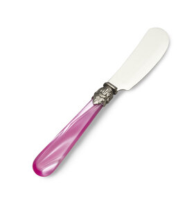 Kleines Buttermesser, Fuchsia (Perlmutt)