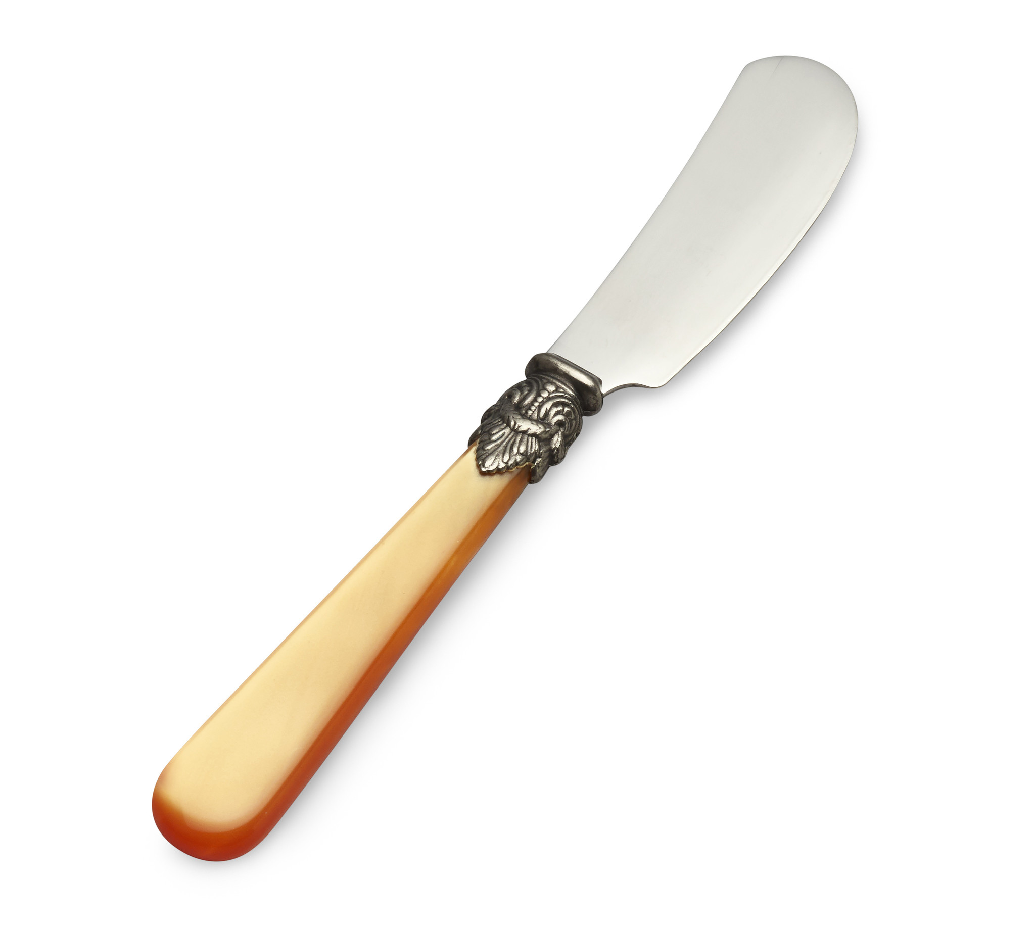 Cuchillo para mantequilla, Naranja (nácar), 13,5 cm