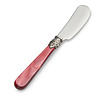Butter Knife / Tapas Knife, Red with Mother of Pearl, (5,3 inch)