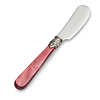 Buttermesser / Tapasmesser, Rot mit Perlmutt, (13,5 cm)