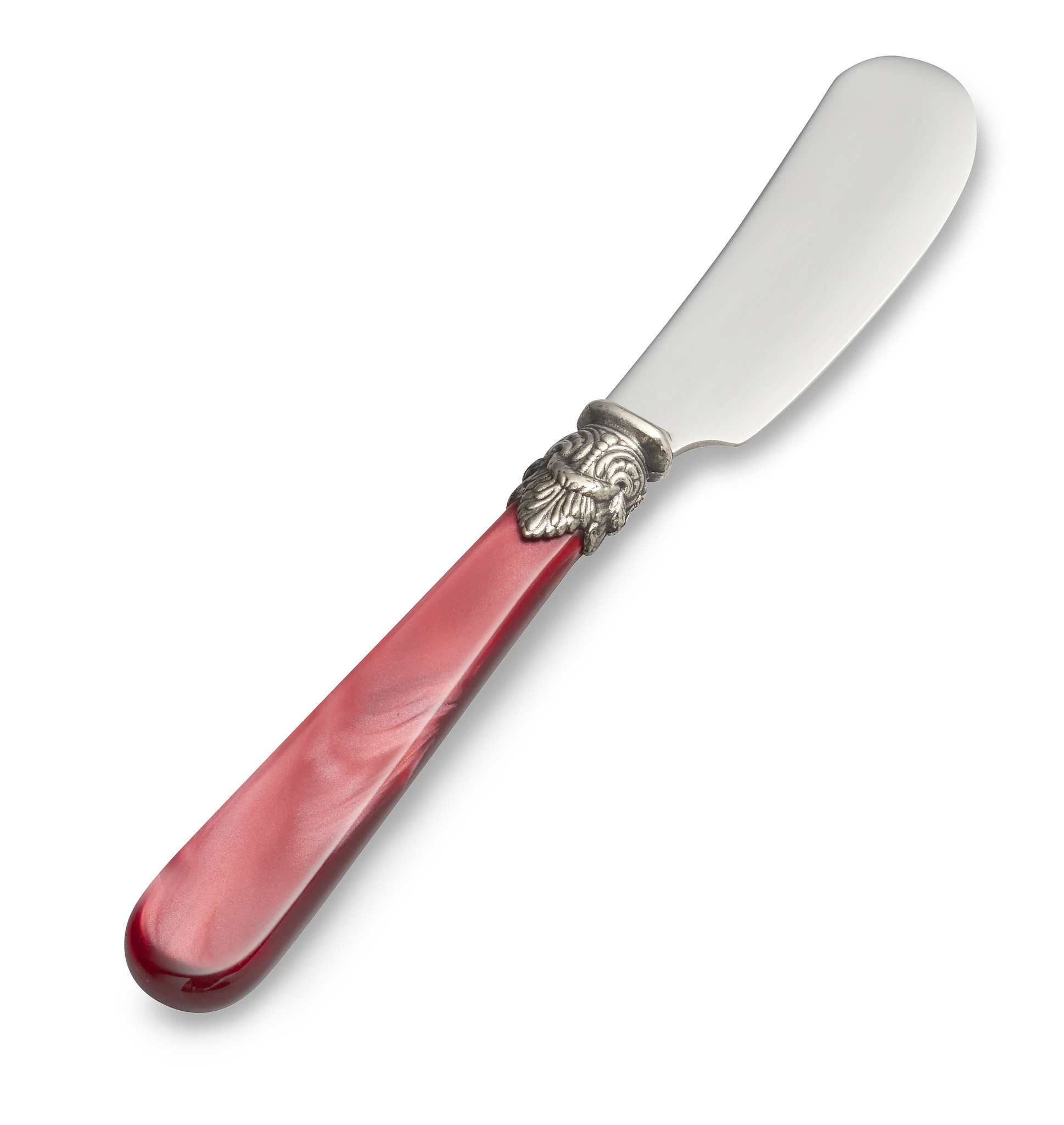Couteau à beurre, Rouge (nacré), 13,5 cm