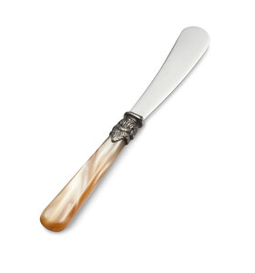 Großes Buttermesser, Honig (Perlmutt)