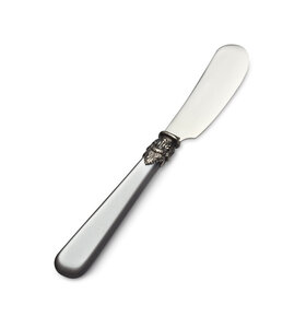 Kleines Buttermesser, Grau (Perlmutt)