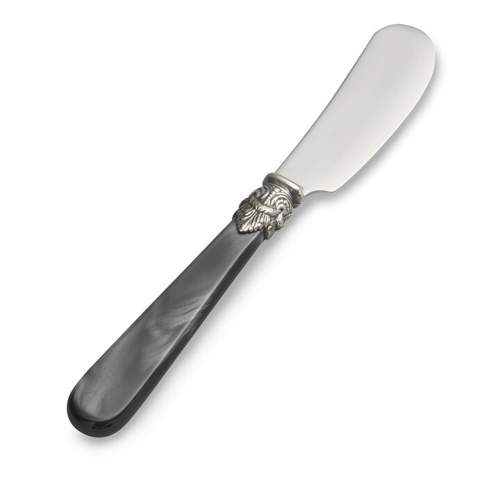 Cuchillo para mantequilla, Negro (brillo nácar), 13,5 cm