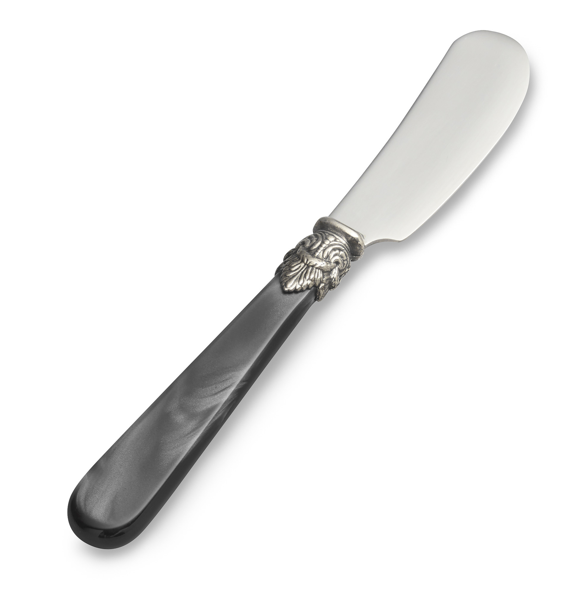 Cuchillo para mantequilla, Negro (nácar), 13,5 cm