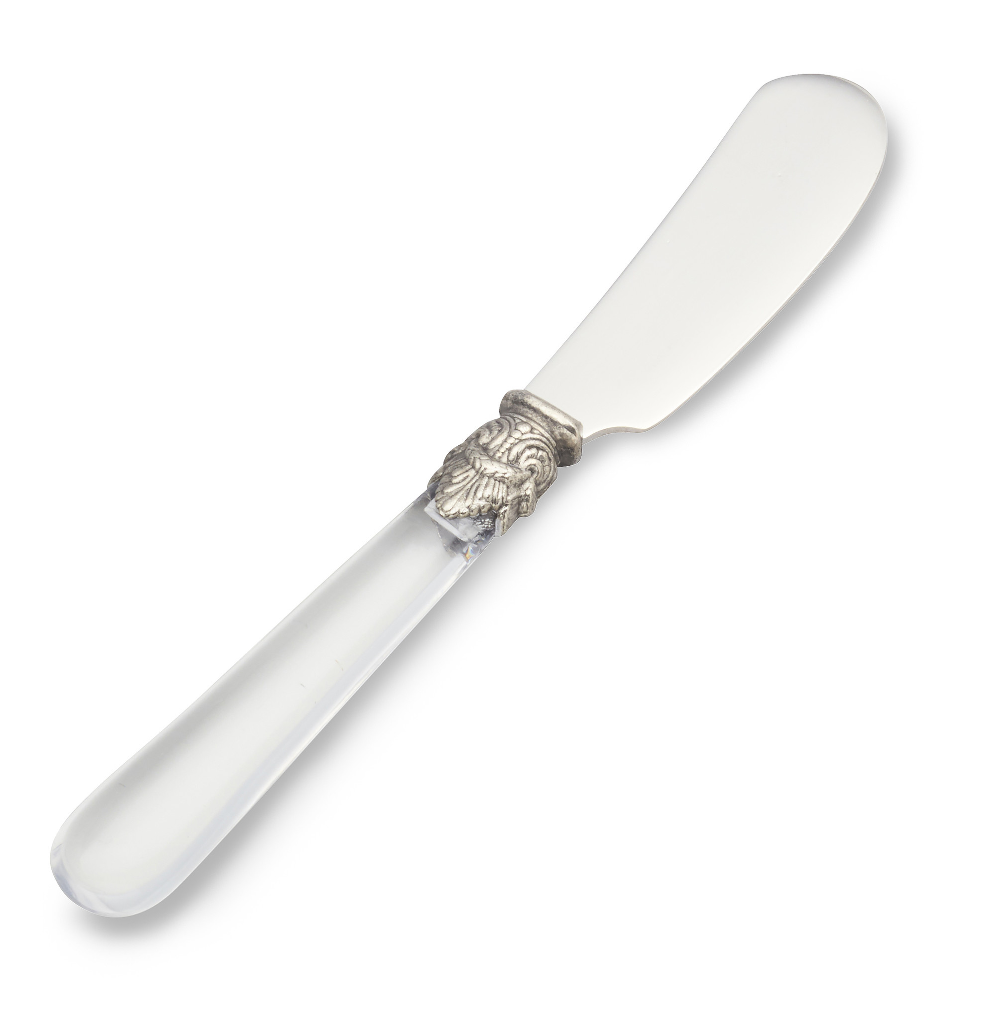 Butter knife, Transparent, 5,3 inch