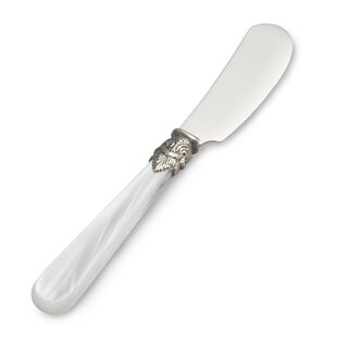 Buttermesser, Weiß (perlmuttglanz), 13,5 cm