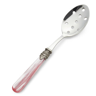 Slotted serving spoon, Pink (mother-of-pearl)