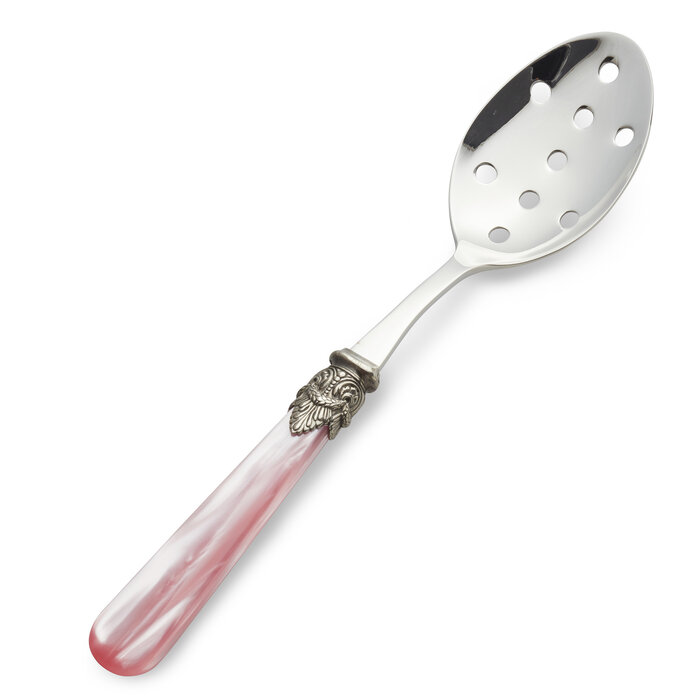 Cuchara ranurada, Rosa (brillo nácar)