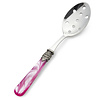 Serving Spoon with holes, Fuchsia with Mother of Pearl