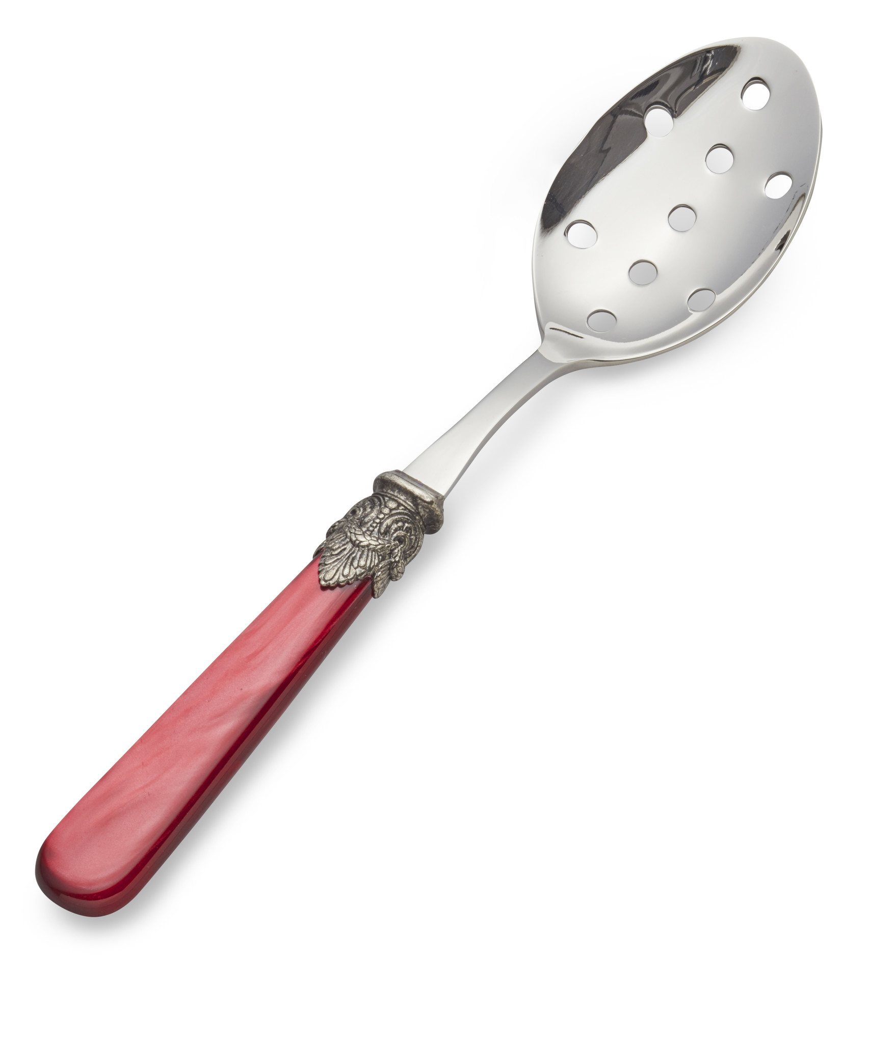 Cuchara ranurada, Rojo (nácar)