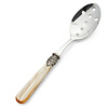 Serving Spoon with holes, Honey with Mother of Pearl