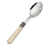 Serving Spoon with holes, Ivory without Mother of Pearl