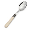Slotted serving spoon, Ivory  (matte)