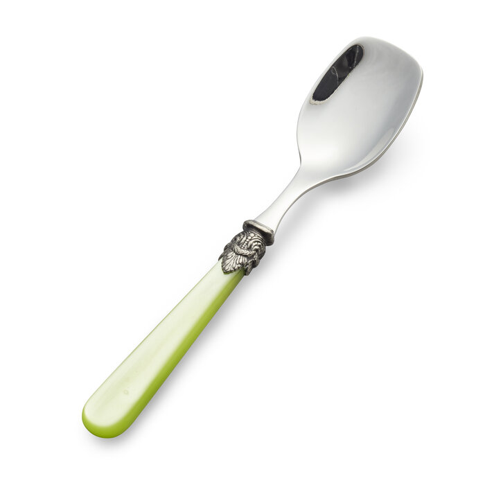 Cuchara para Helado, con mango Verde Claro (nácar)